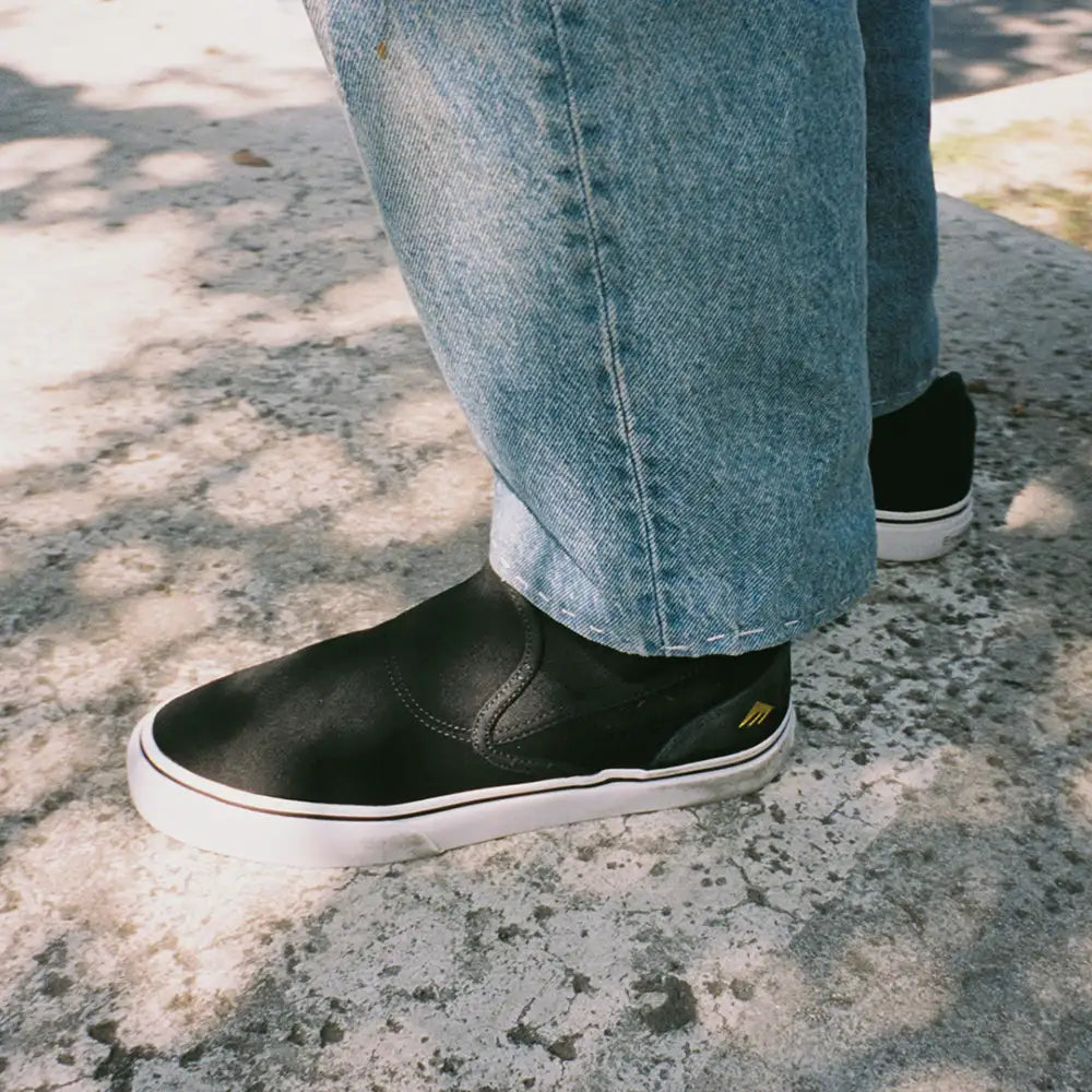 emerica-wino-g6-slip-on-skateschuh-schwarz-tan image 6