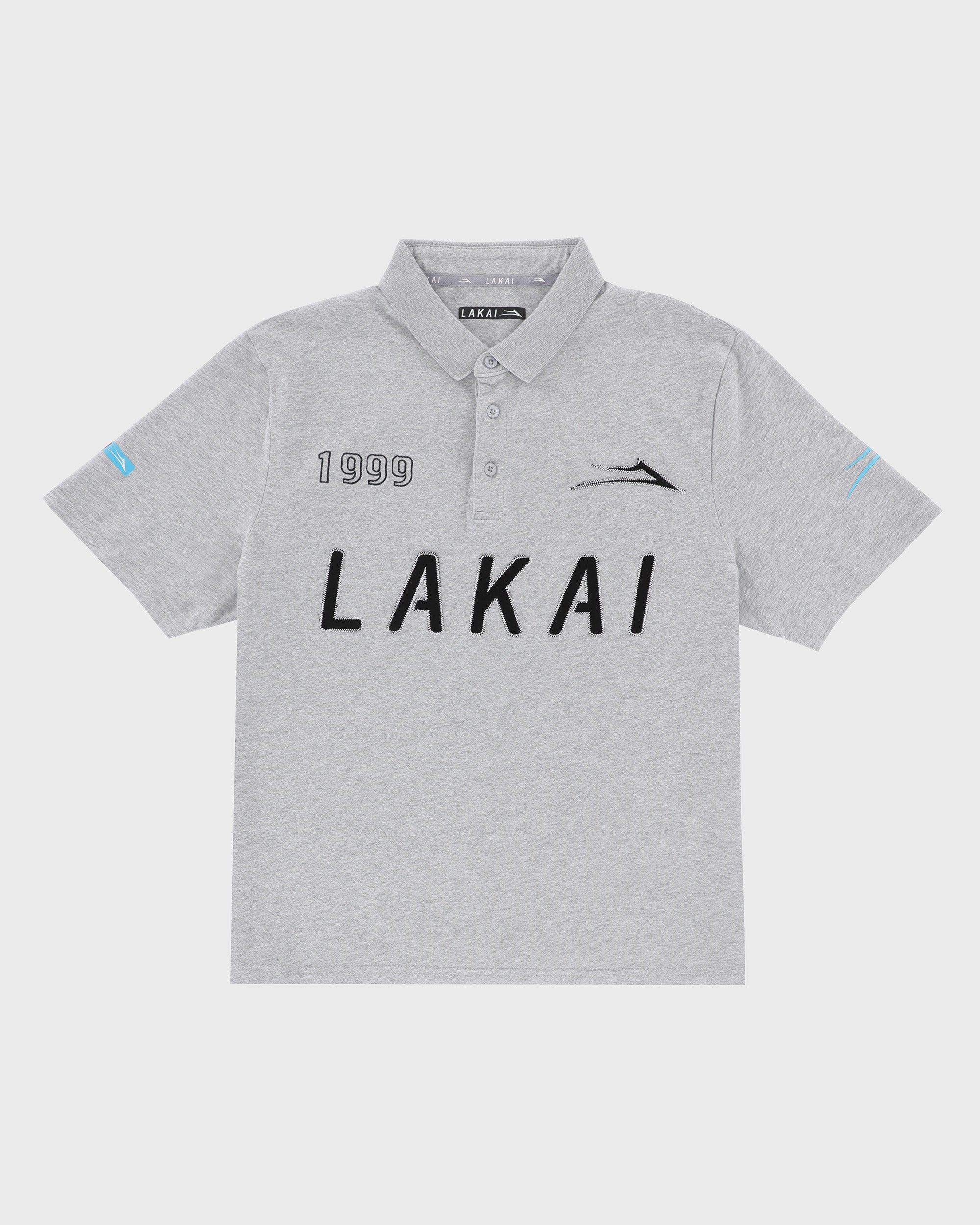 lakai-players-polo-shirt-heavyweight-grey image 1