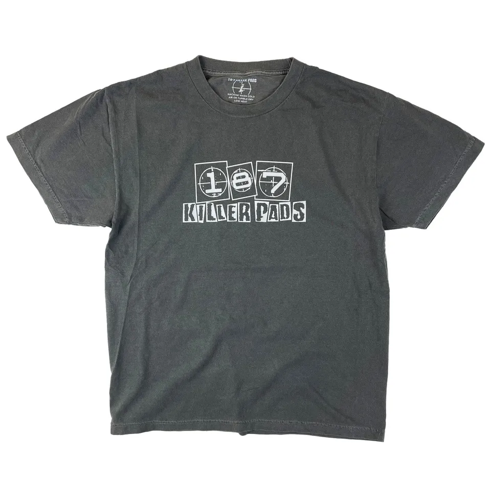 187-killer-pads-187-punk-block-t-shirt-black image 1