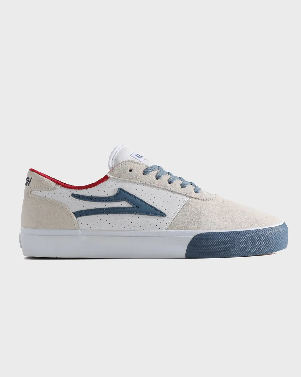 lakai-manchester-white-suede-navy-perf image 1