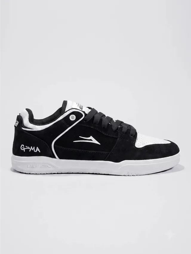 lakai-telford-low-chris-joslin-black-white-skate-schuh image 1