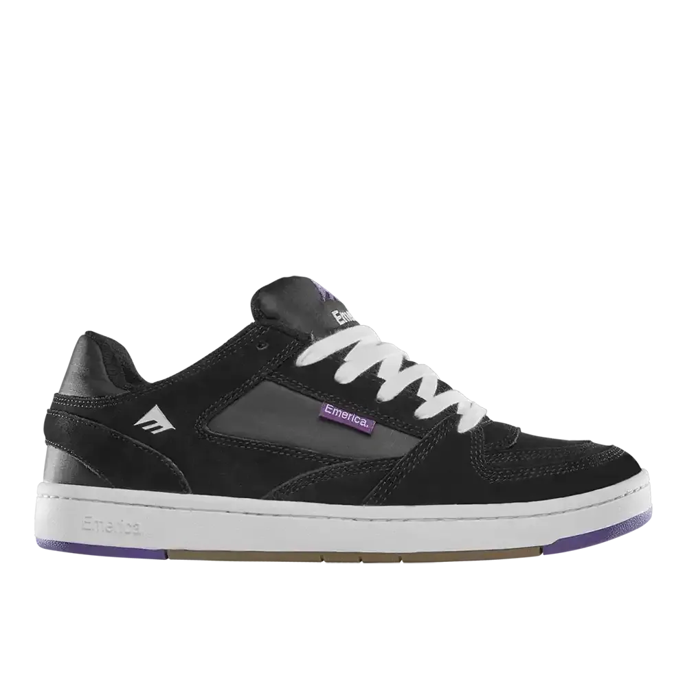 emerica-mute-skateschuh-black-white-gum-herren image 1