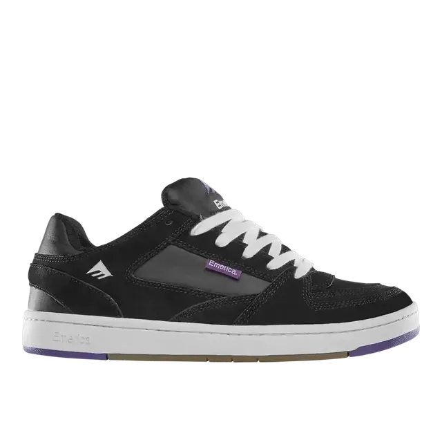 emerica-mute-skateschuh-black-white-gum-herren image 1