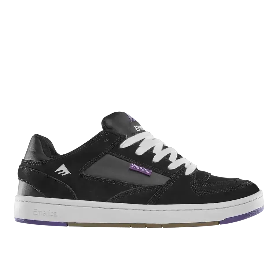 emerica-mute-skateschuh-black-white-gum-herren image 1