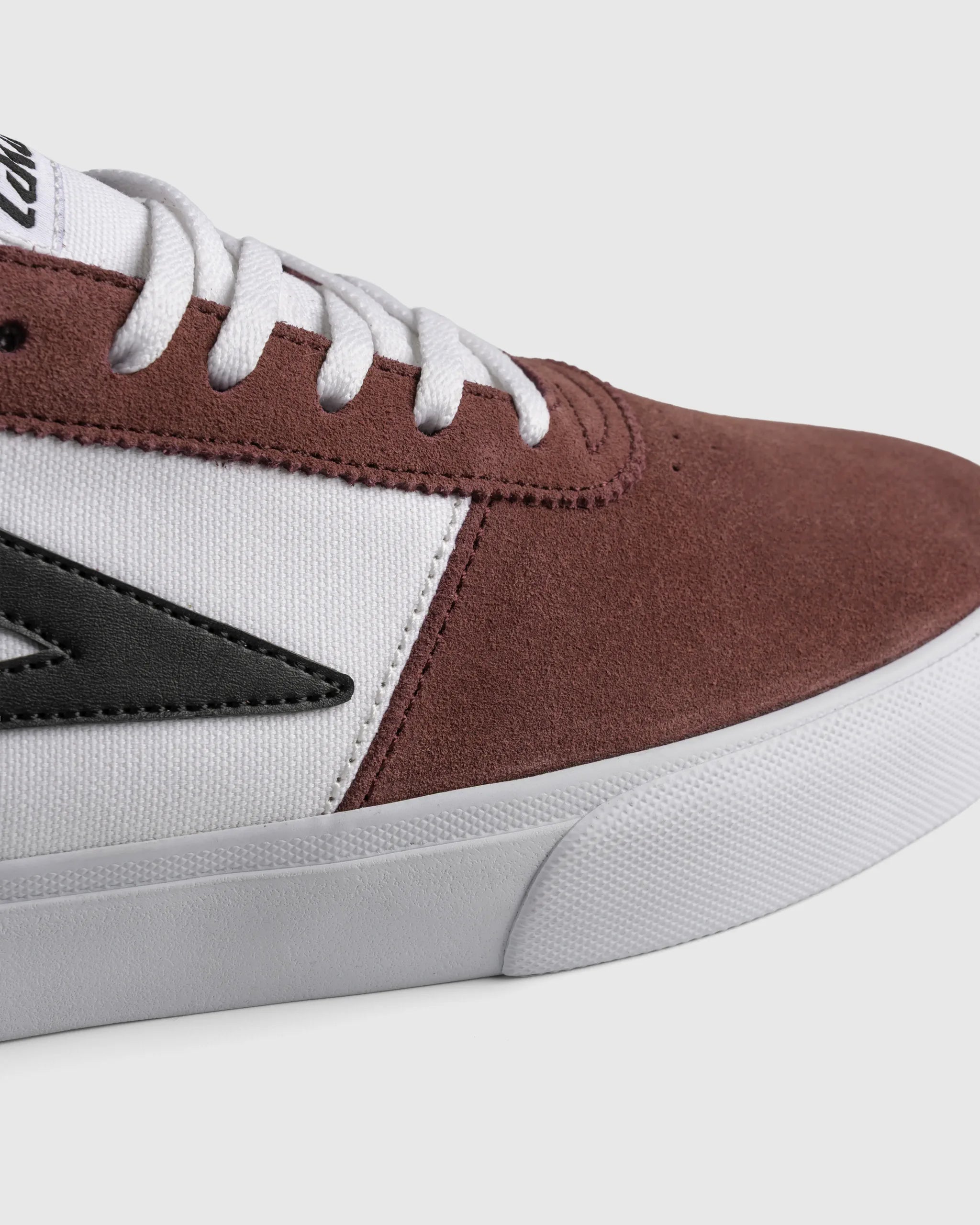 lakai-manchester-skateschuh-dark-rose-white-black image 5