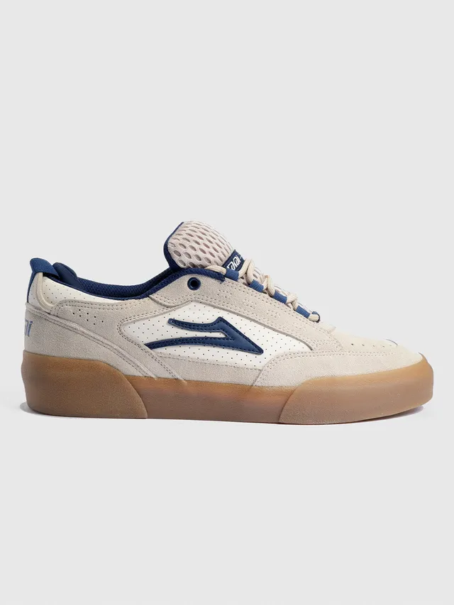 lakai-aran-whisper-white-suede-skateschuh image 1