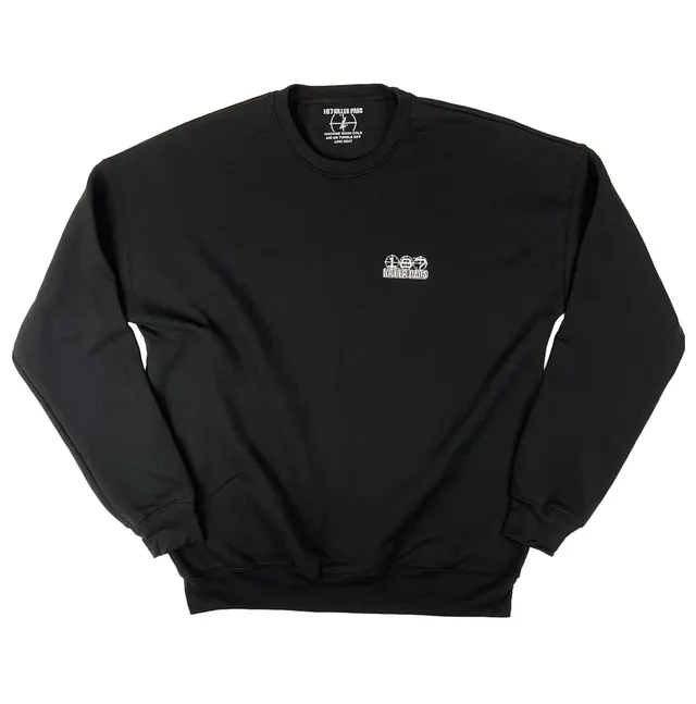 187-killer-pads-embroidered-block-crew-sweatshirt-black image 1