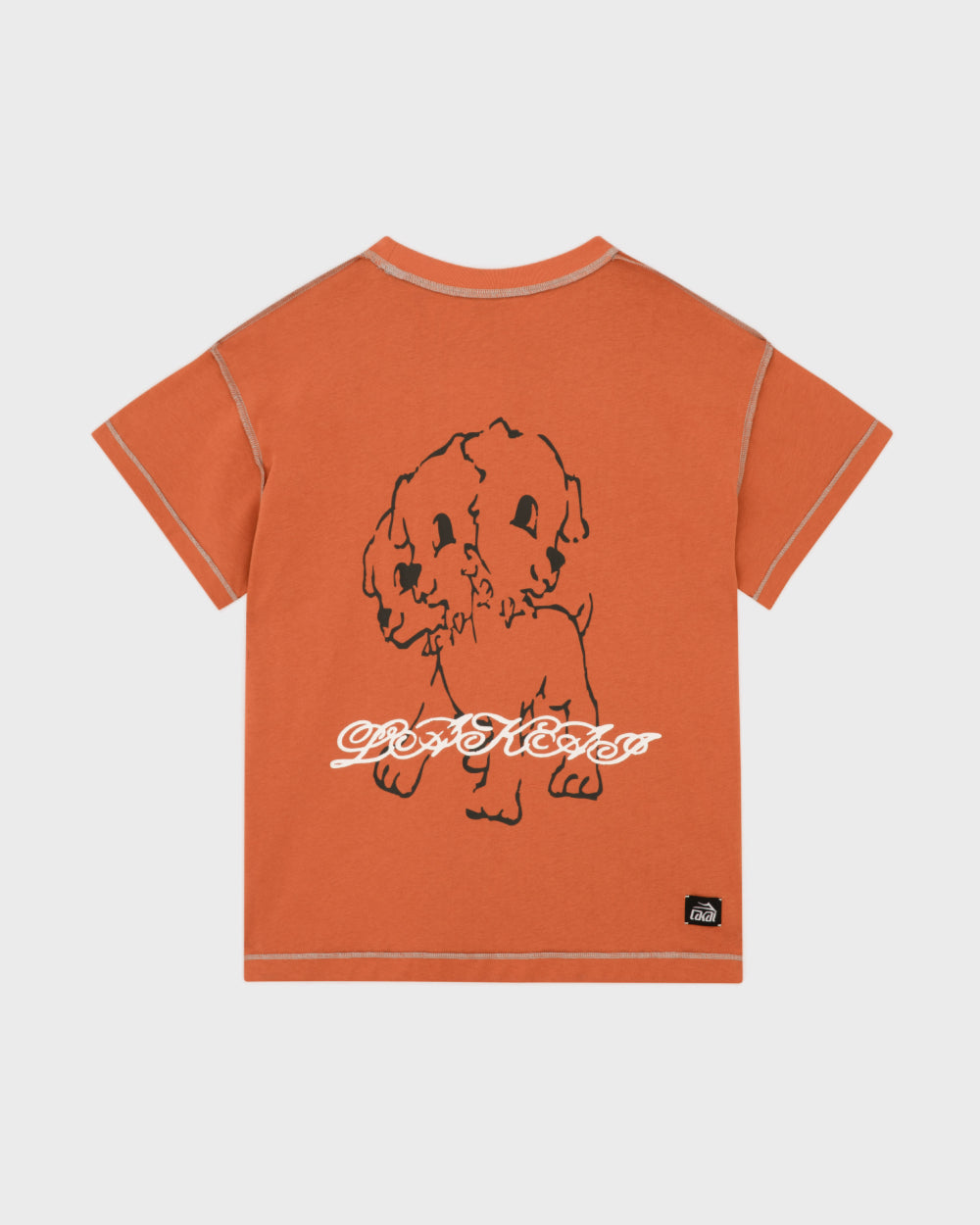 lakai-inside-out-lounge-tee-burnt-orange-t-shirt image 2