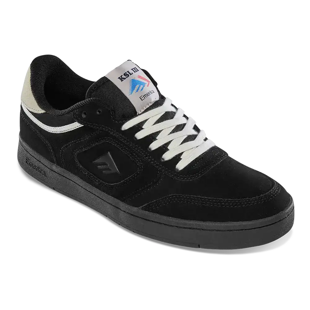 emerica-ksl-iii-skateschuhe-black-black-suede image 4
