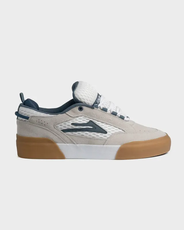 lakai-aran-skateschuh-white-suede-blue-gum image 1