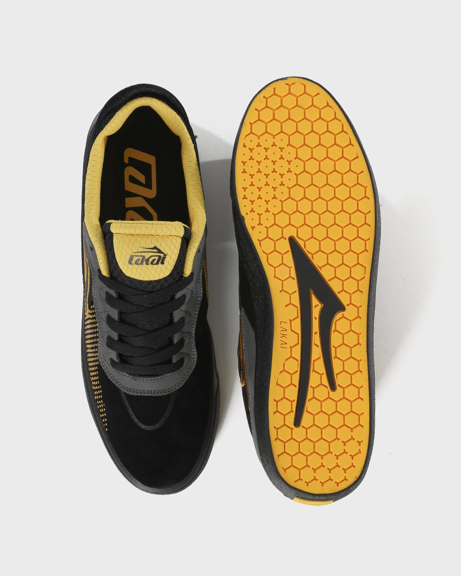 lakai-essex-skateschuh-black-yellow-gray image 3