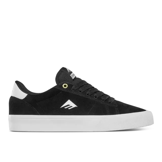 emerica-moca-lowtop-skateschuh-schwarz-suede image 1