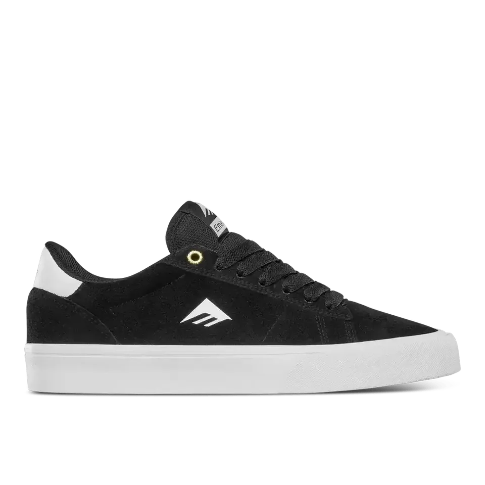 emerica-moca-lowtop-skateschuh-schwarz-suede image 1
