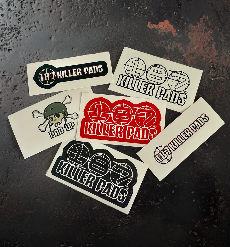 187-killer-pads-sticker-6-pack-aufkleber-set image 1