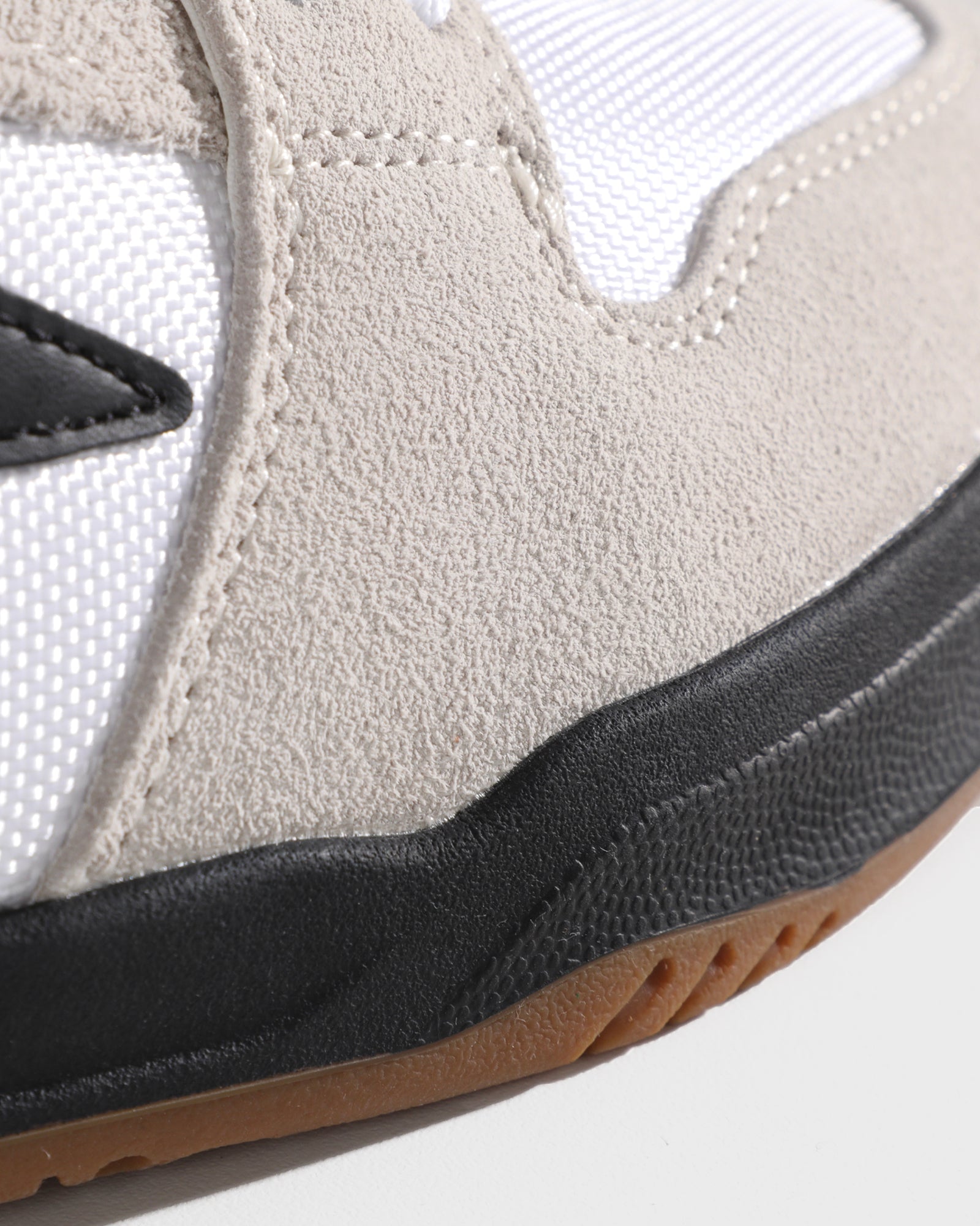 lakai-telford-low-white-suede-cordura-black-skate-schuh image 4