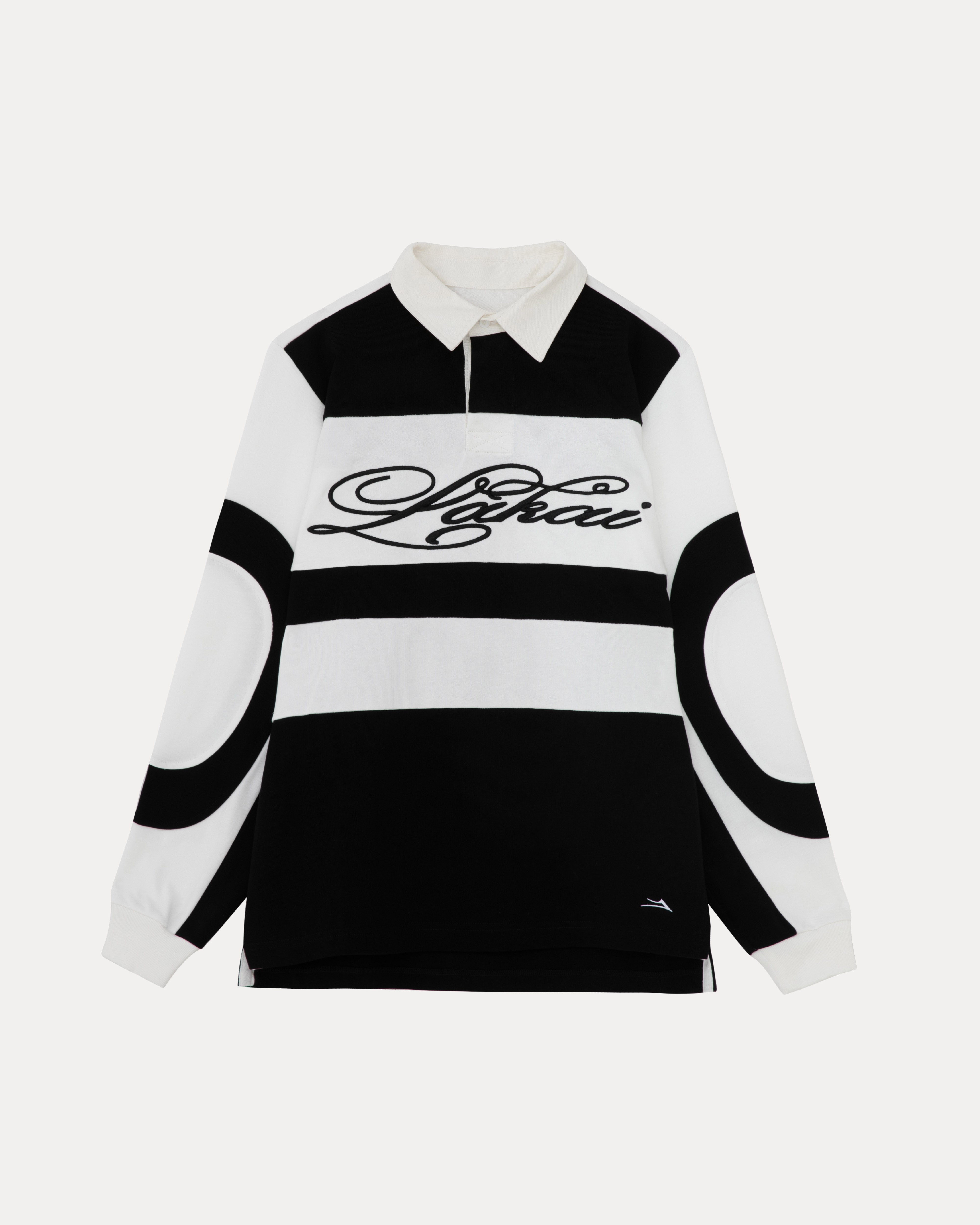 lakai-vintage-rugby-jersey-black-white-langarmshirt image 1