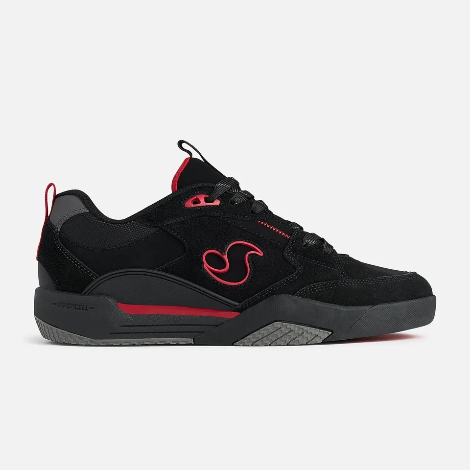dvs-slot-skate-sneaker-schwarz-rot image 1