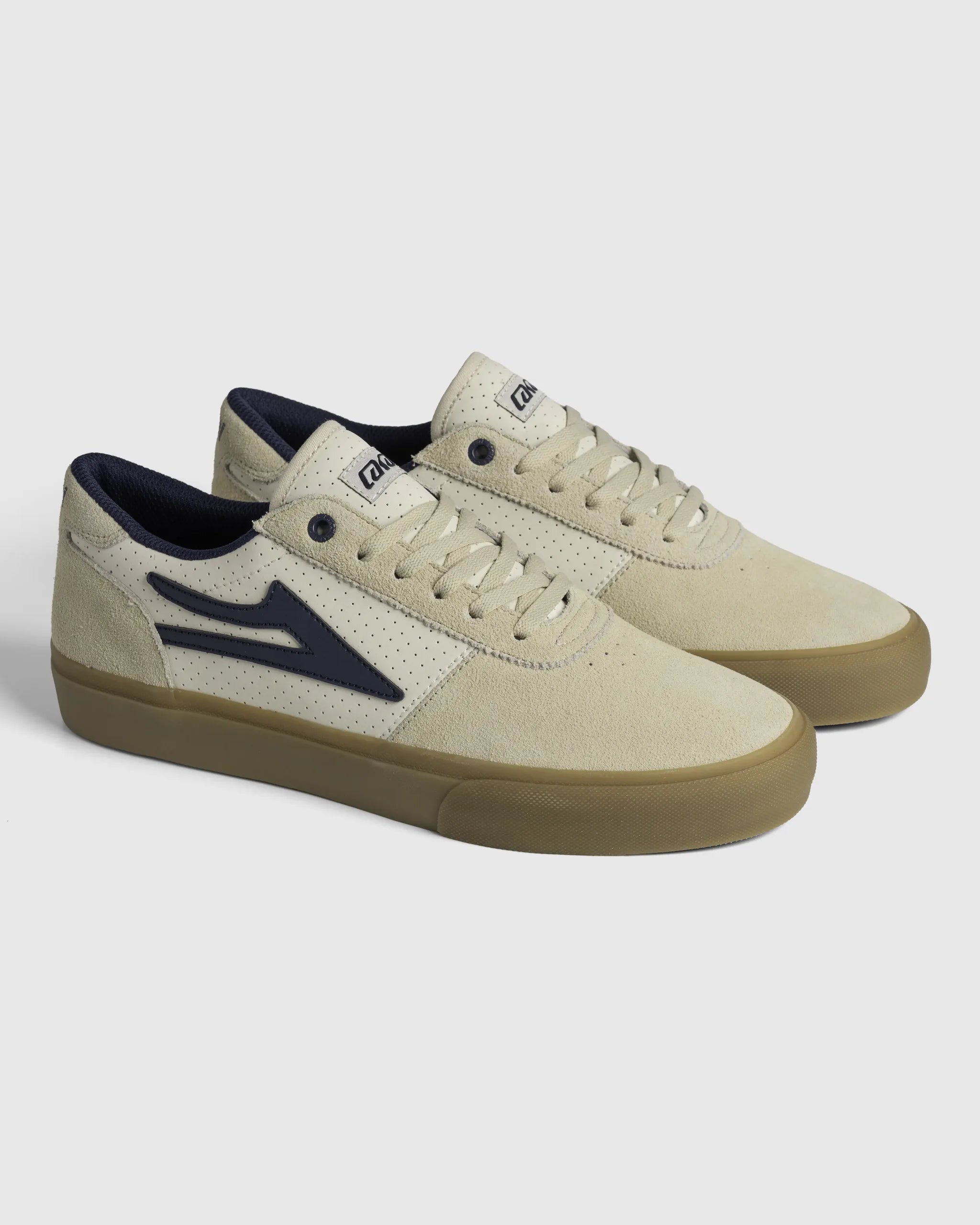 lakai-manchester-elite-whisper-white-suede-navy-skateschuh image 2