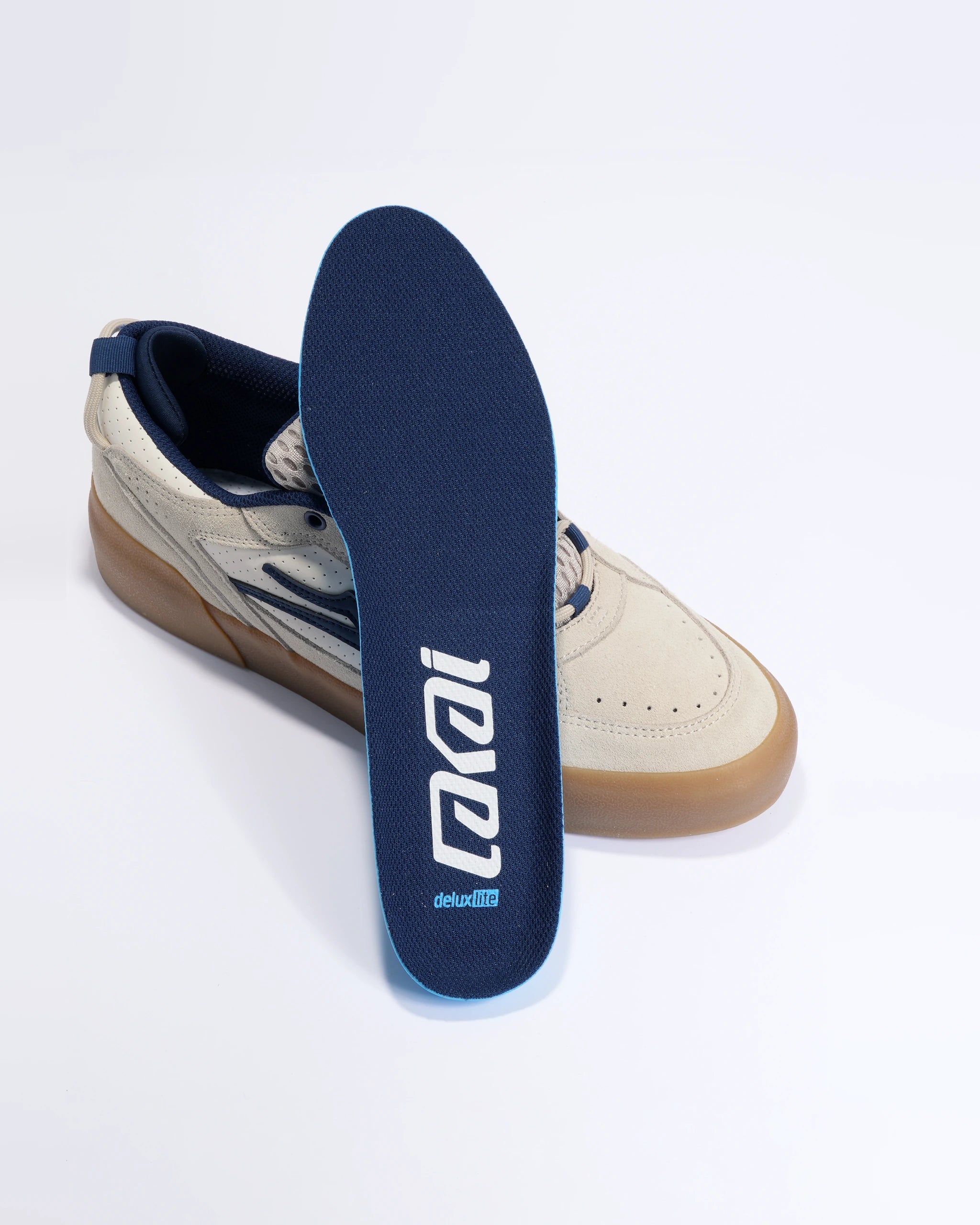 lakai-aran-whisper-white-suede-skateschuh image 4