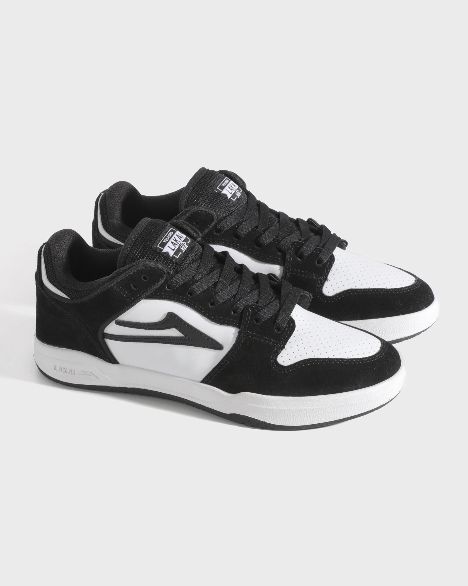 lakai-telford-low-schwarz-wei-leder image 2