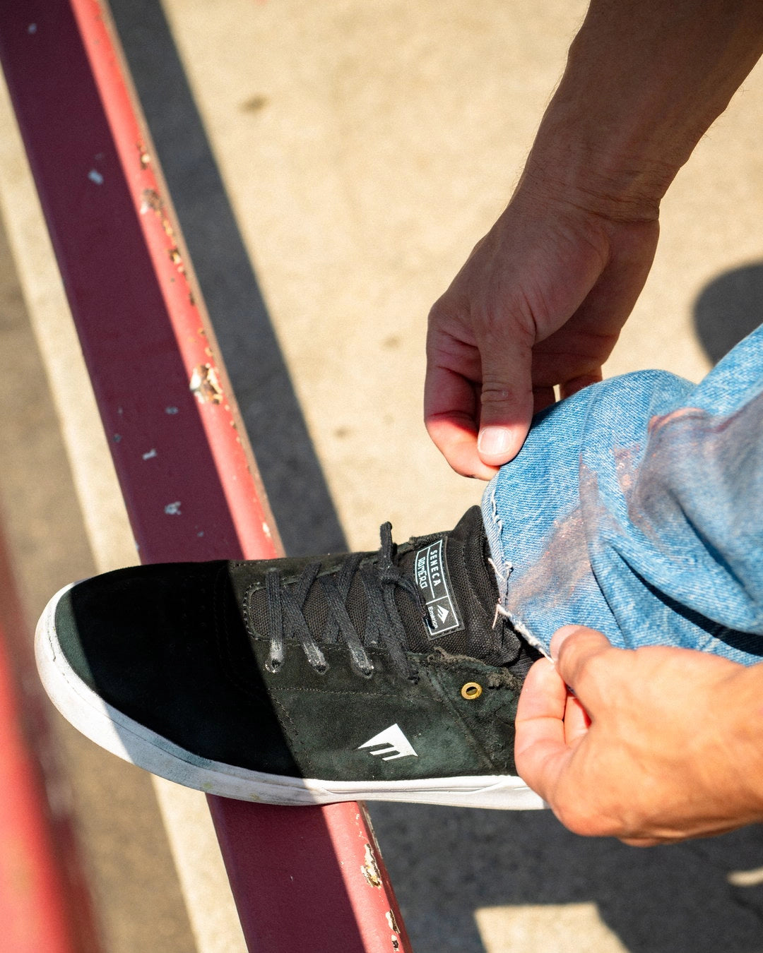 emerica-seneca-leo-romero-skateschuh-schwarz image 7