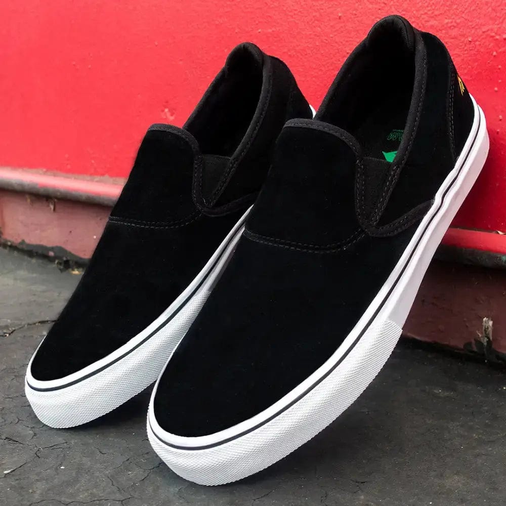 emerica-wino-g6-slip-on-skateschuh-schwarz-wei-gold image 5
