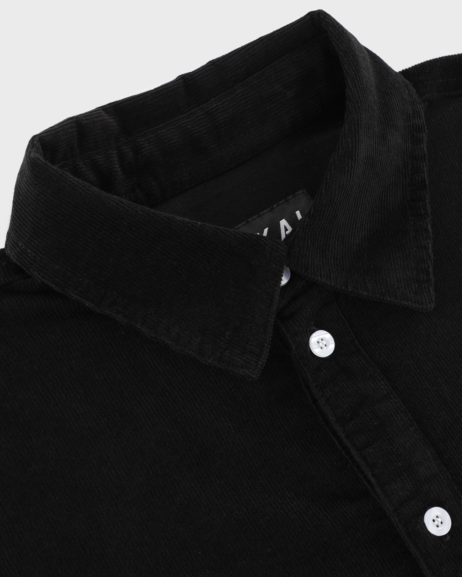 lakai-stacked-placket-corduroy-hemd-premium-black image 4
