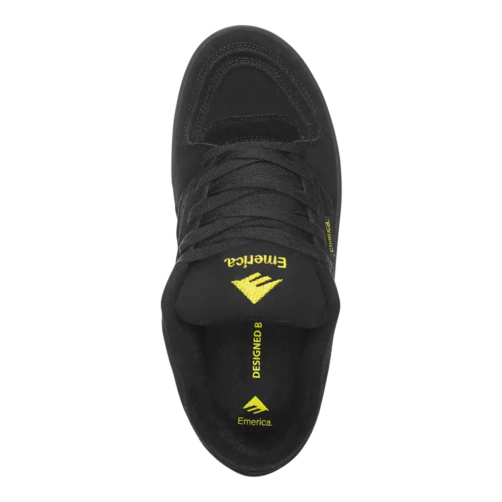 emerica-mute-skateschuh-black-yellow-black image 2