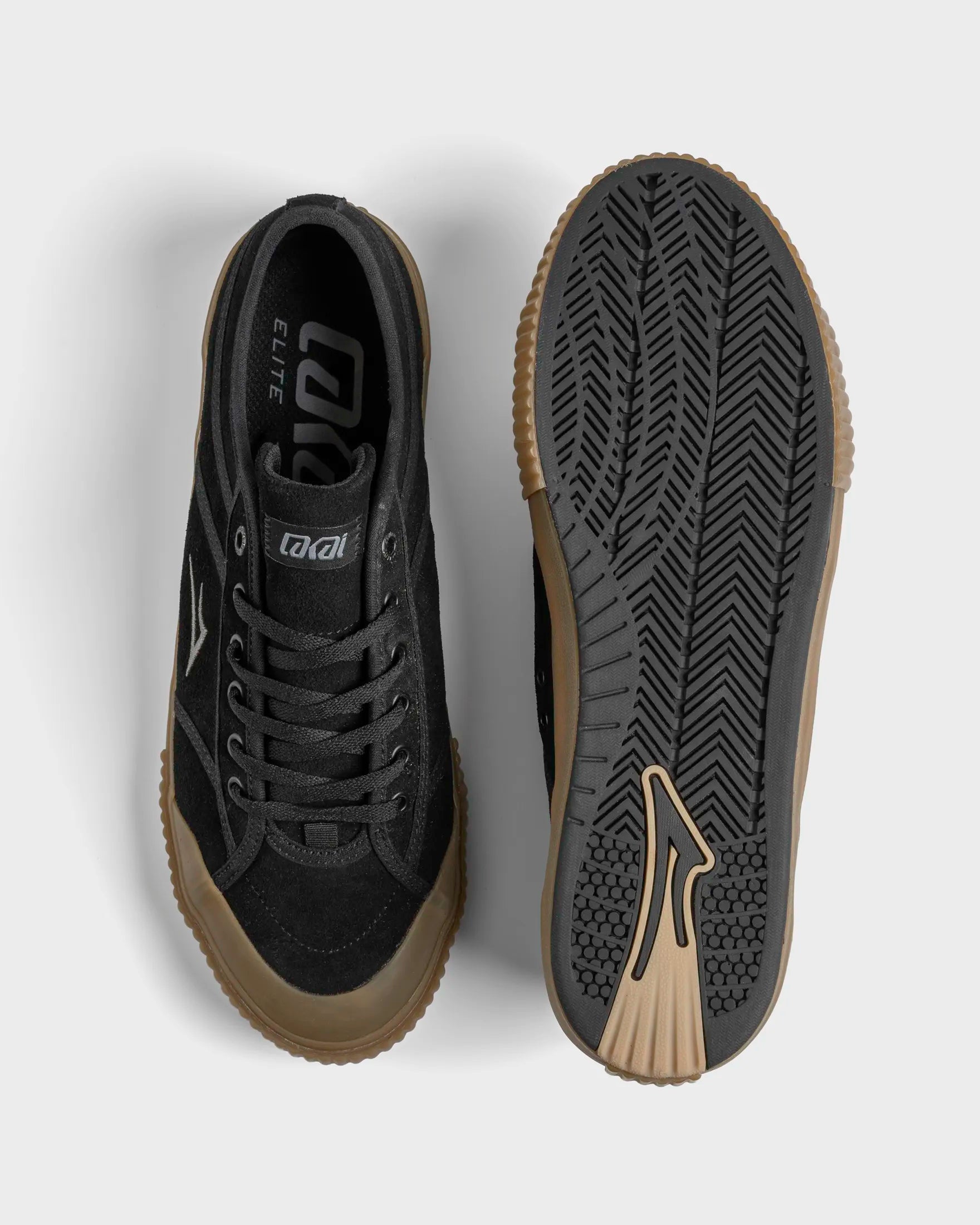 lakai-conrad-elite-skate-schuhe-black-gum-suede image 3