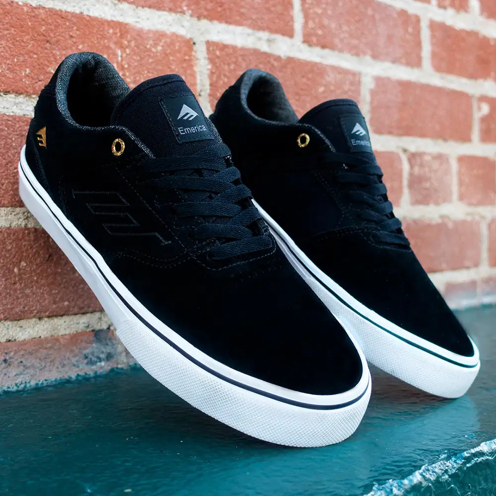 emerica-low-vulc-skateschuh-klassischer-vulc-sneaker-mit-g6-fu-bett-schwarz image 2