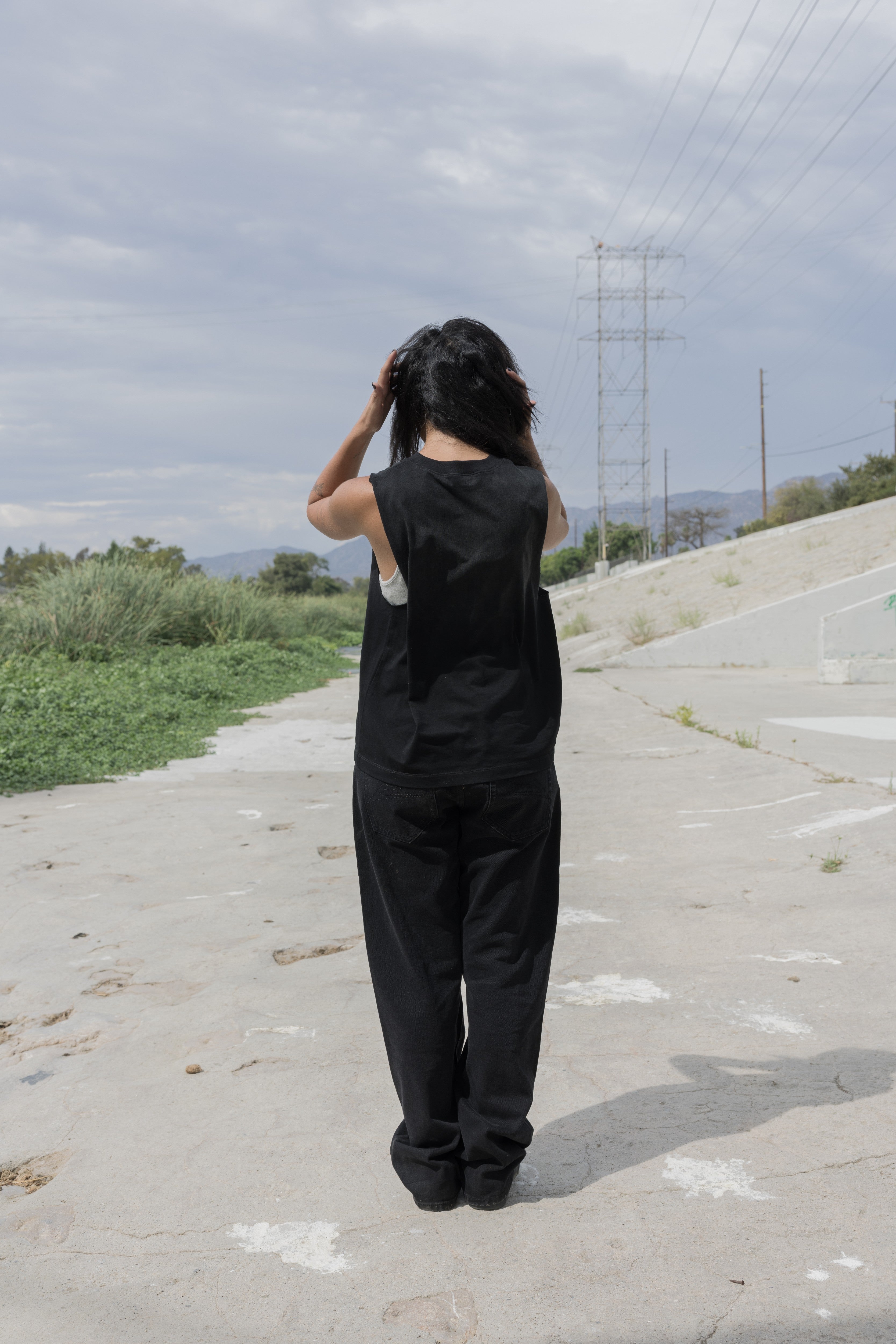 lakai-flare-cutoff-tank-shirt-tank-top-black image 6