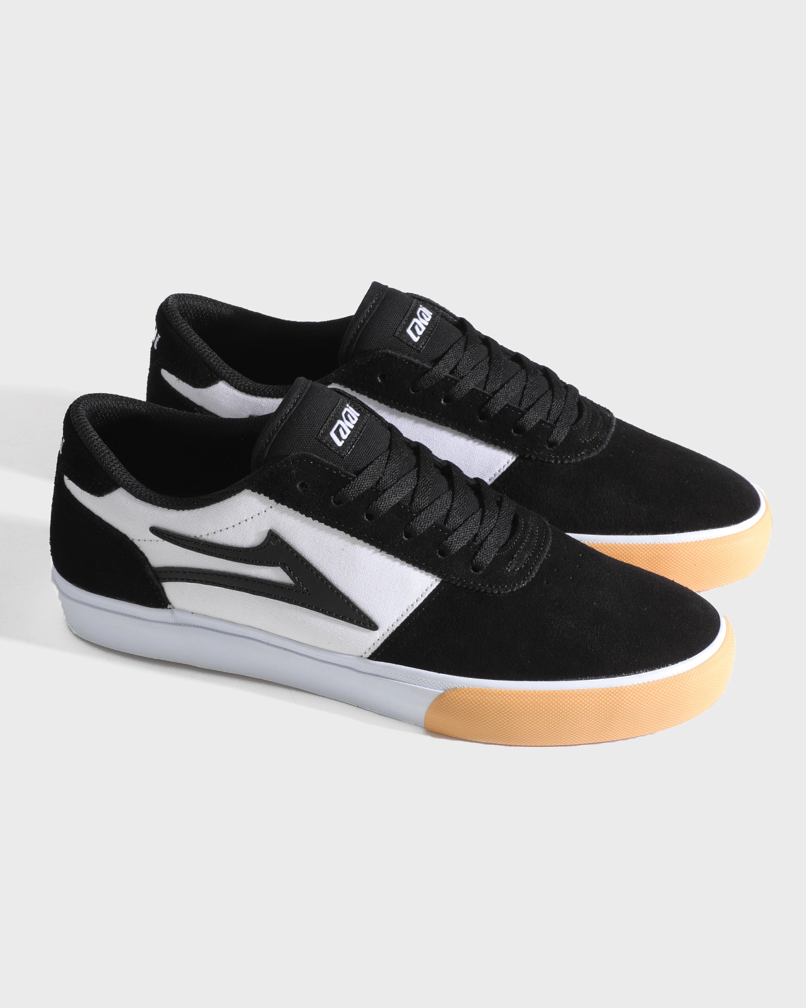 lakai-manchester-black-white-gum-toe-skateschuh image 4
