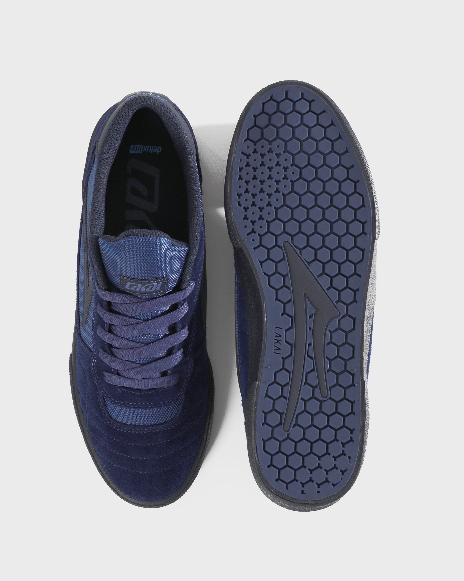 lakai-cambridge-skate-schuhe-estate-blue-suede-monochrome image 3