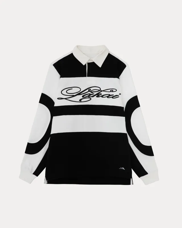 lakai-vintage-rugby-jersey-black-white-langarmshirt image 1