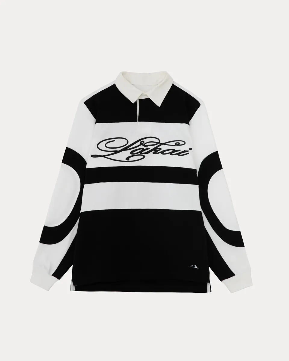 lakai-vintage-rugby-jersey-black-white-langarmshirt image 1