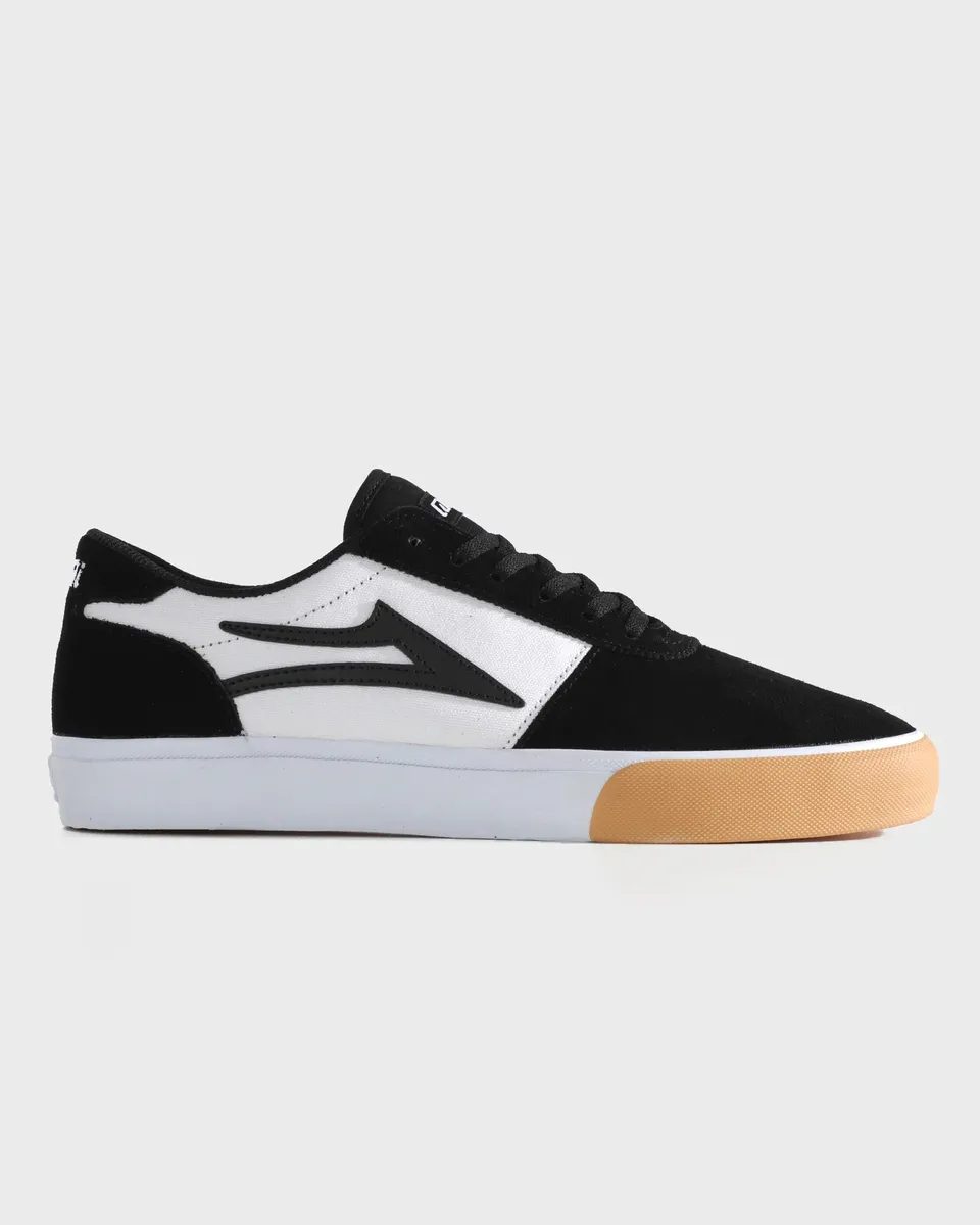 lakai-manchester-black-white-gum-toe-skateschuh image 1