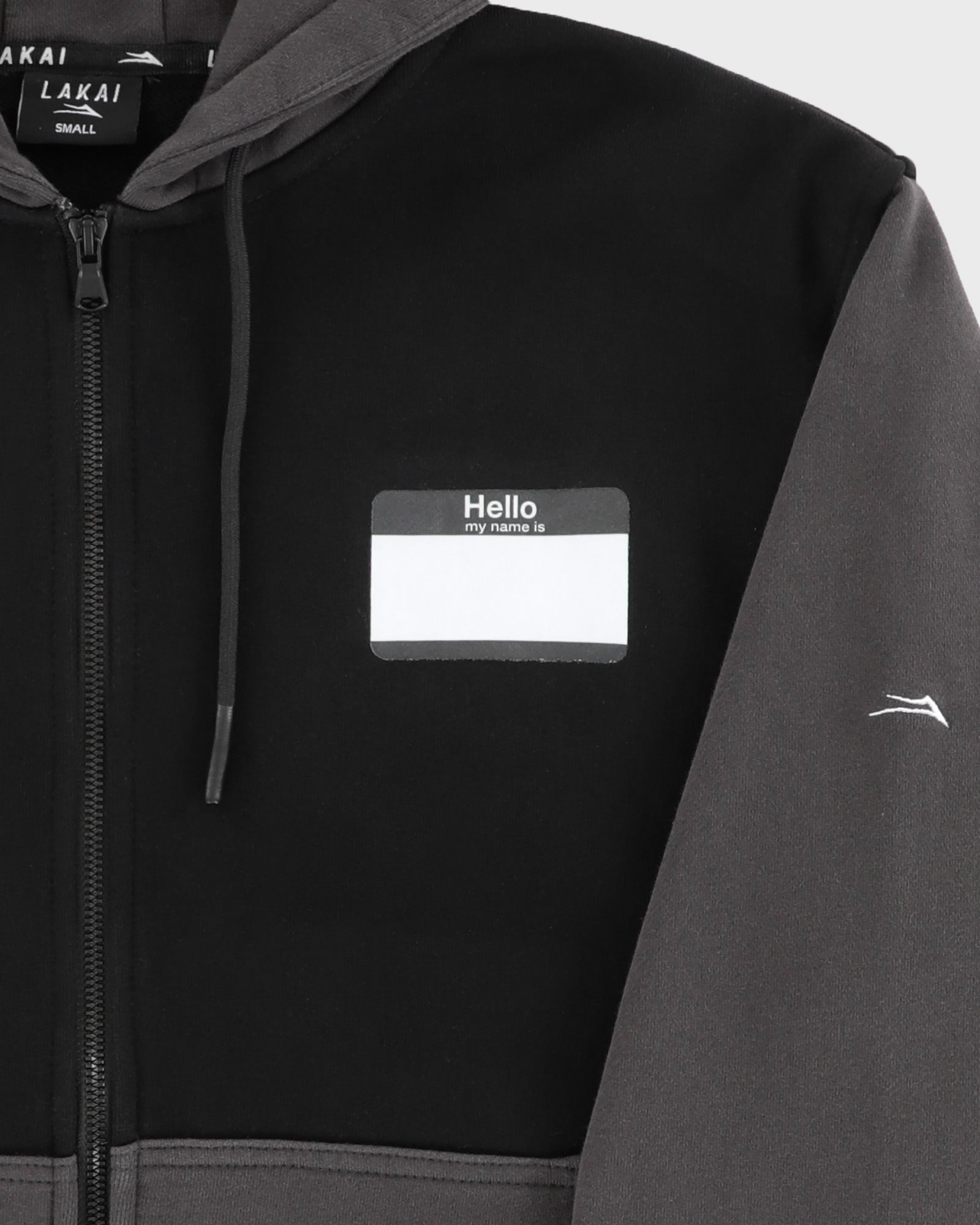 lakai-hello-my-name-is-zip-hoodie-black image 6