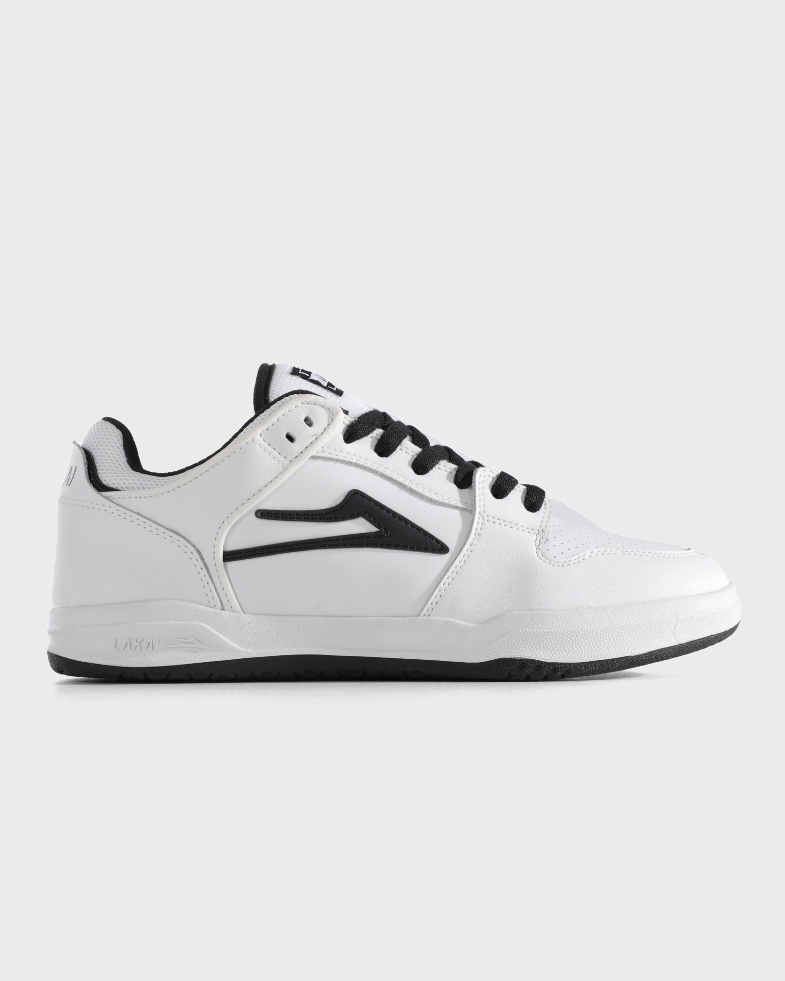 lakai-telford-low-skate-schuhe-white-black-leather image 1