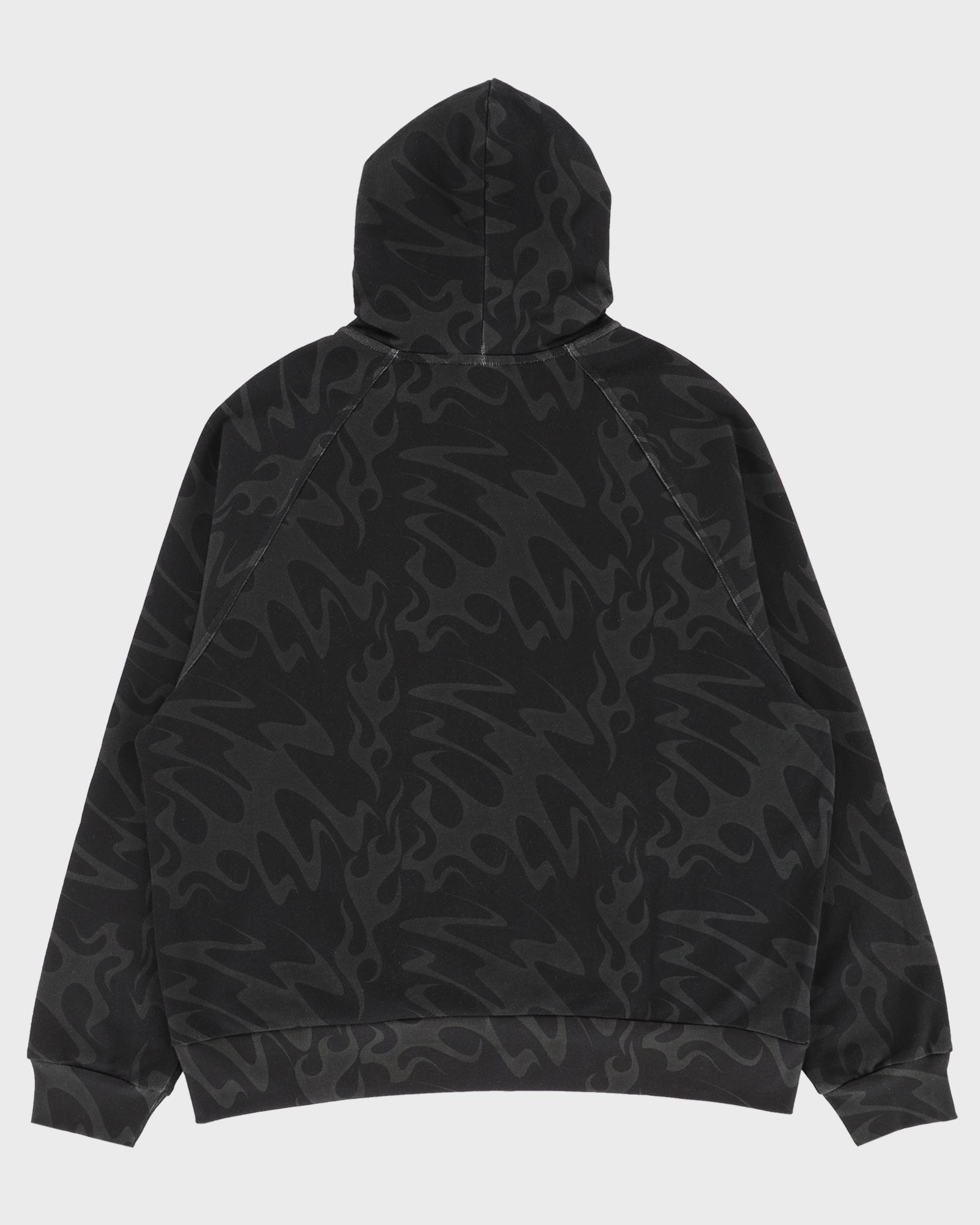 lakai-x-ripndip-flame-zipper-hoodie-dark-grey-kapuzenjacke image 3