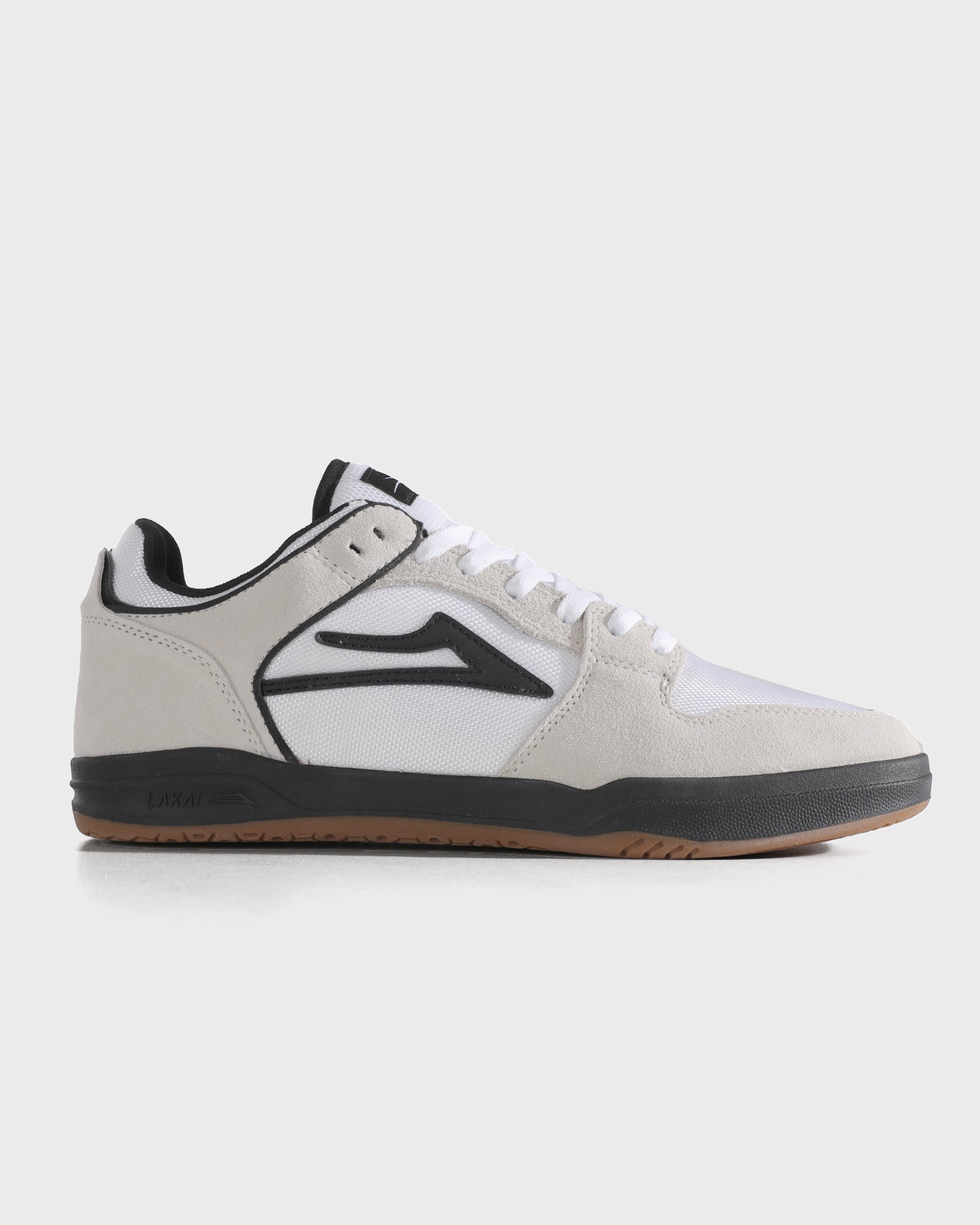 lakai-telford-low-white-suede-cordura-black-skate-schuh image 1