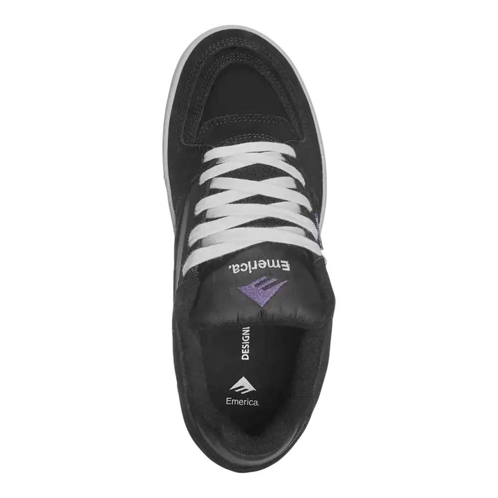 emerica-mute-skateschuh-black-white-gum-herren image 2