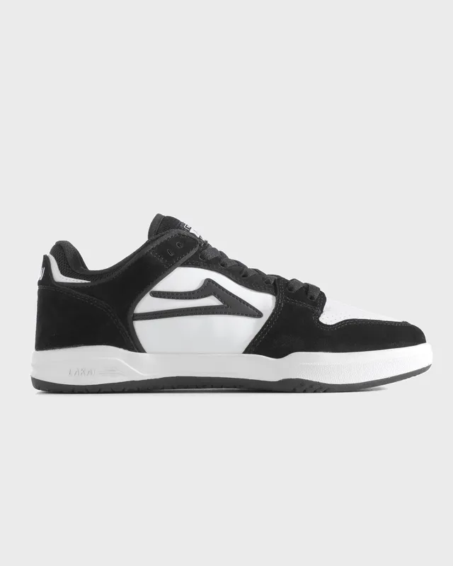 lakai-telford-low-schwarz-wei-leder image 1