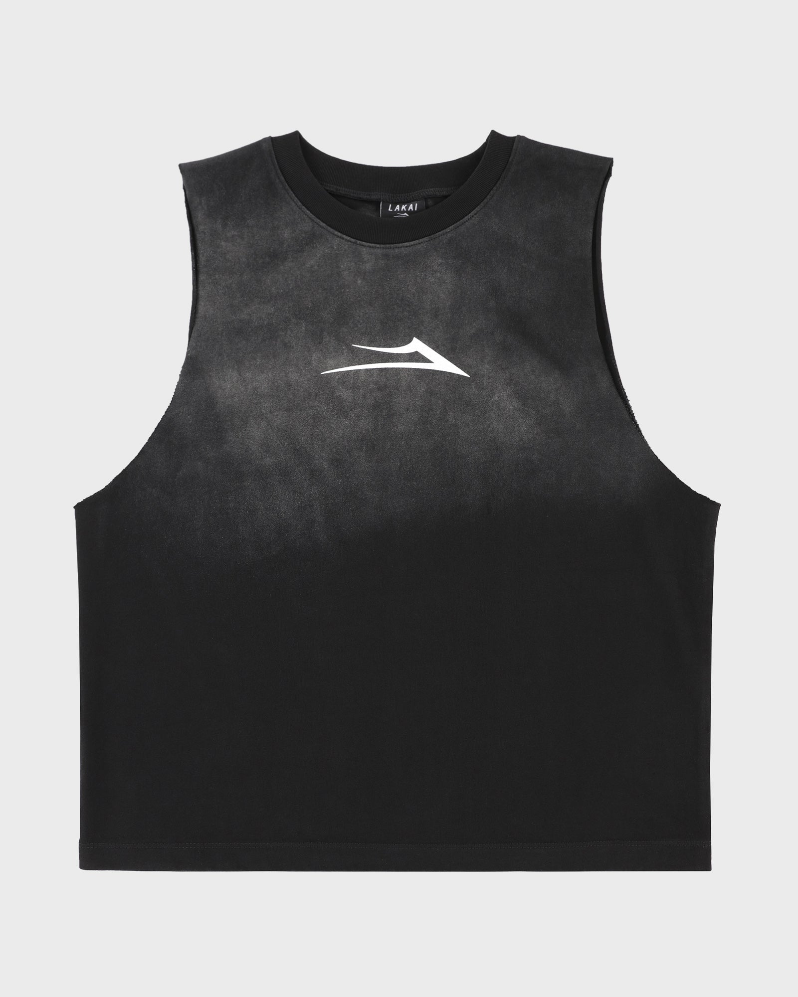 lakai-flare-cutoff-tank-shirt-tank-top-black image 1
