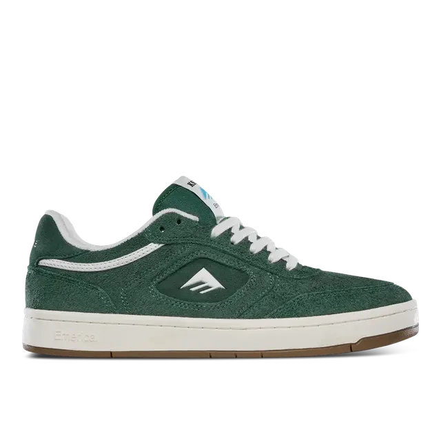 emerica-ksl-iii-pro-skate-schuh-hunter-green-hairy-suede image 1