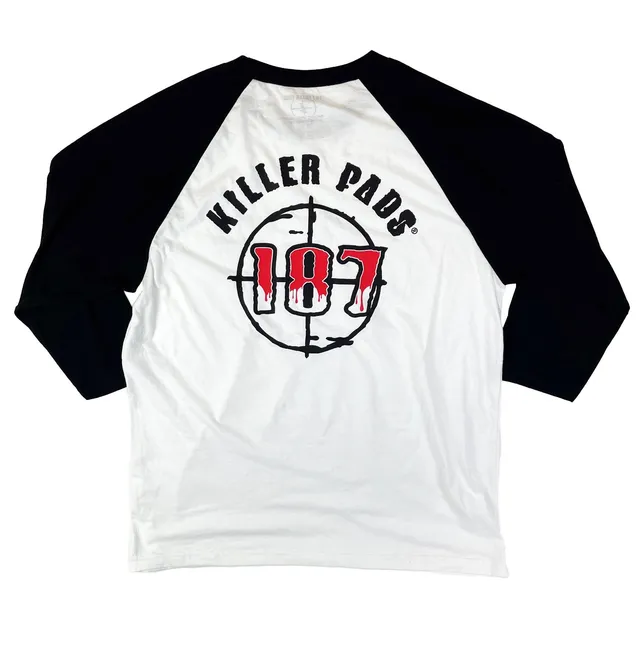187-killer-pads-raglan-scope-tee-t-shirt-wei-schwarz image 1