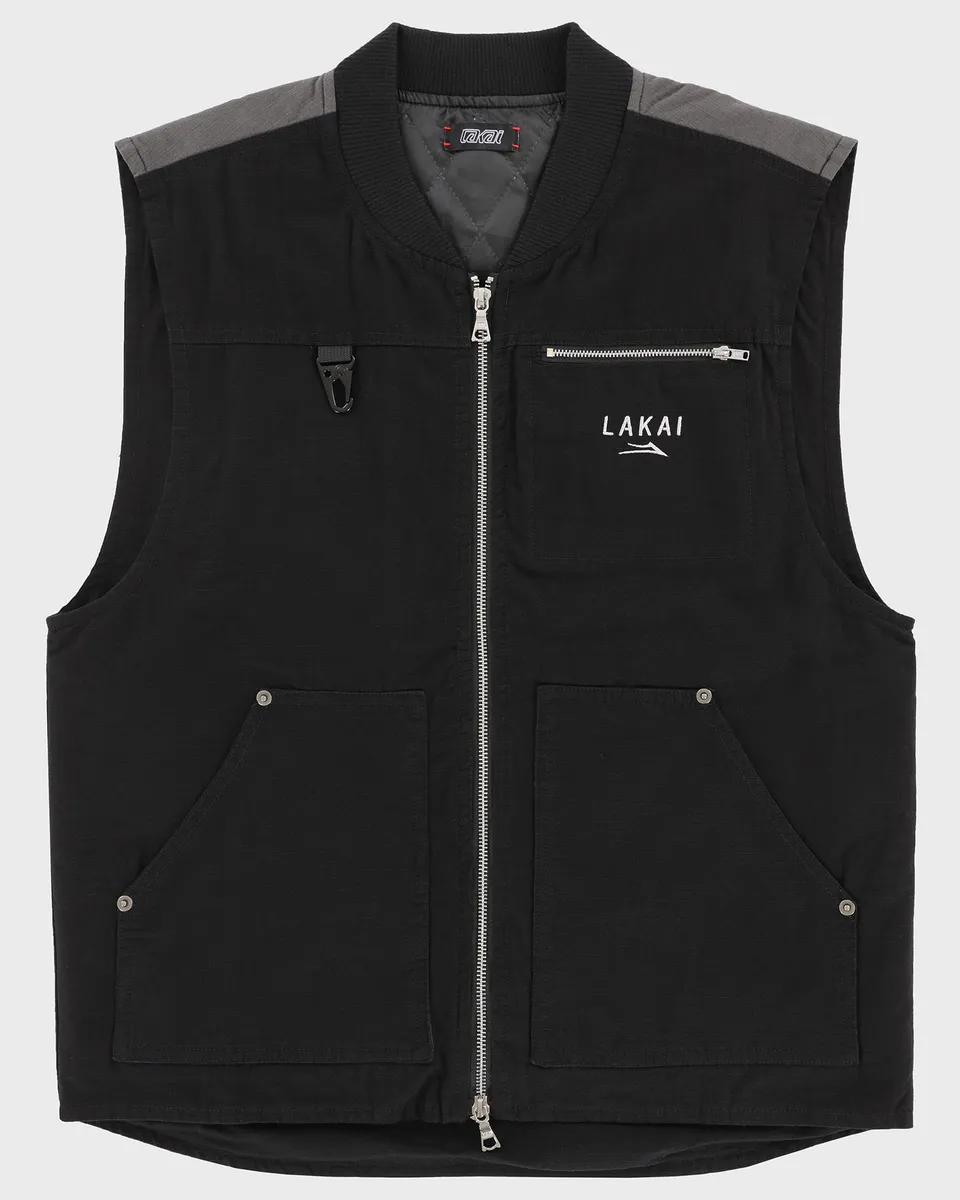 lakai-ripstop-utility-vest-leichte-baumwoll-weste-mit-taschen image 1