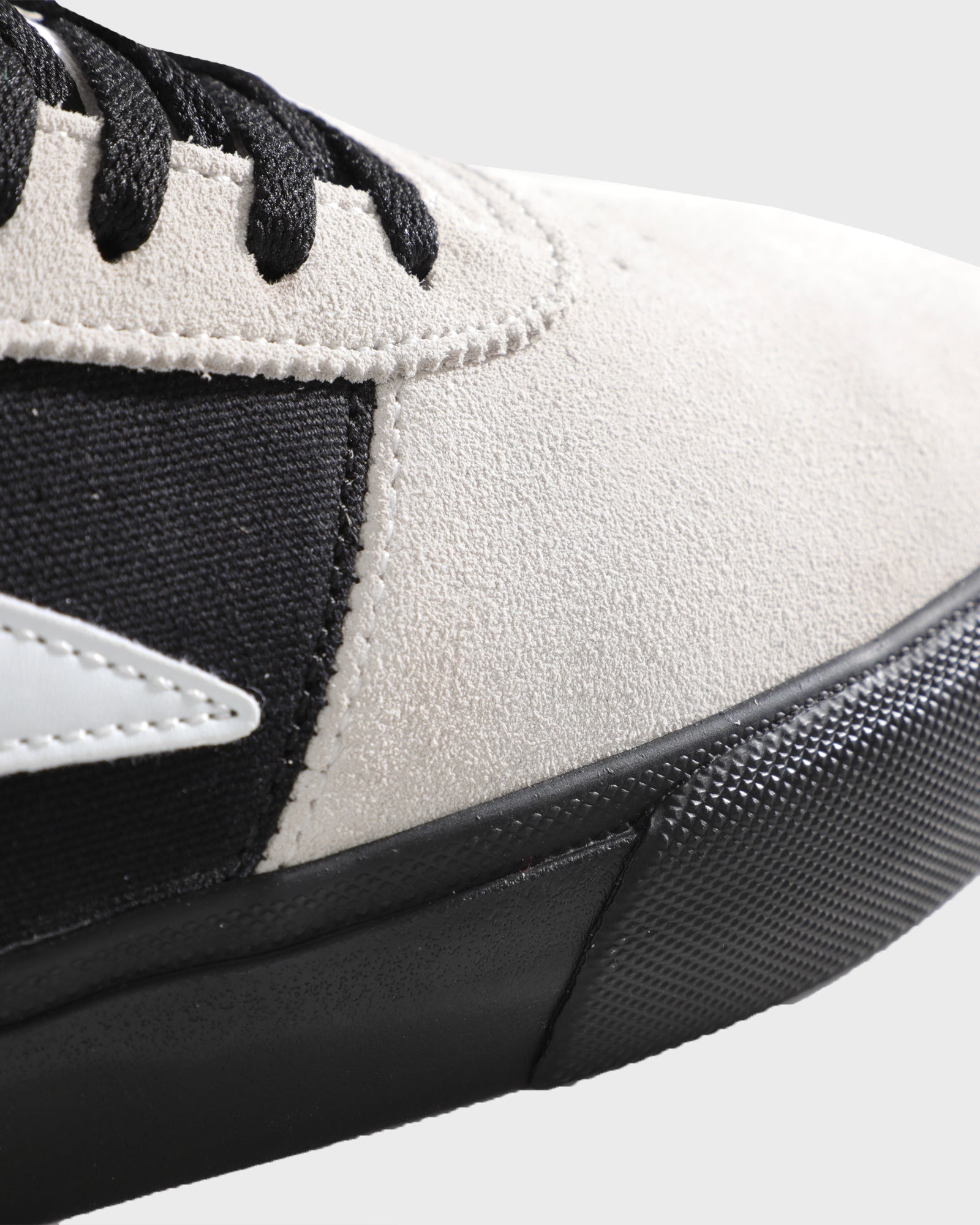 lakai-manchester-skate-schuh-white-suede-black-black image 4