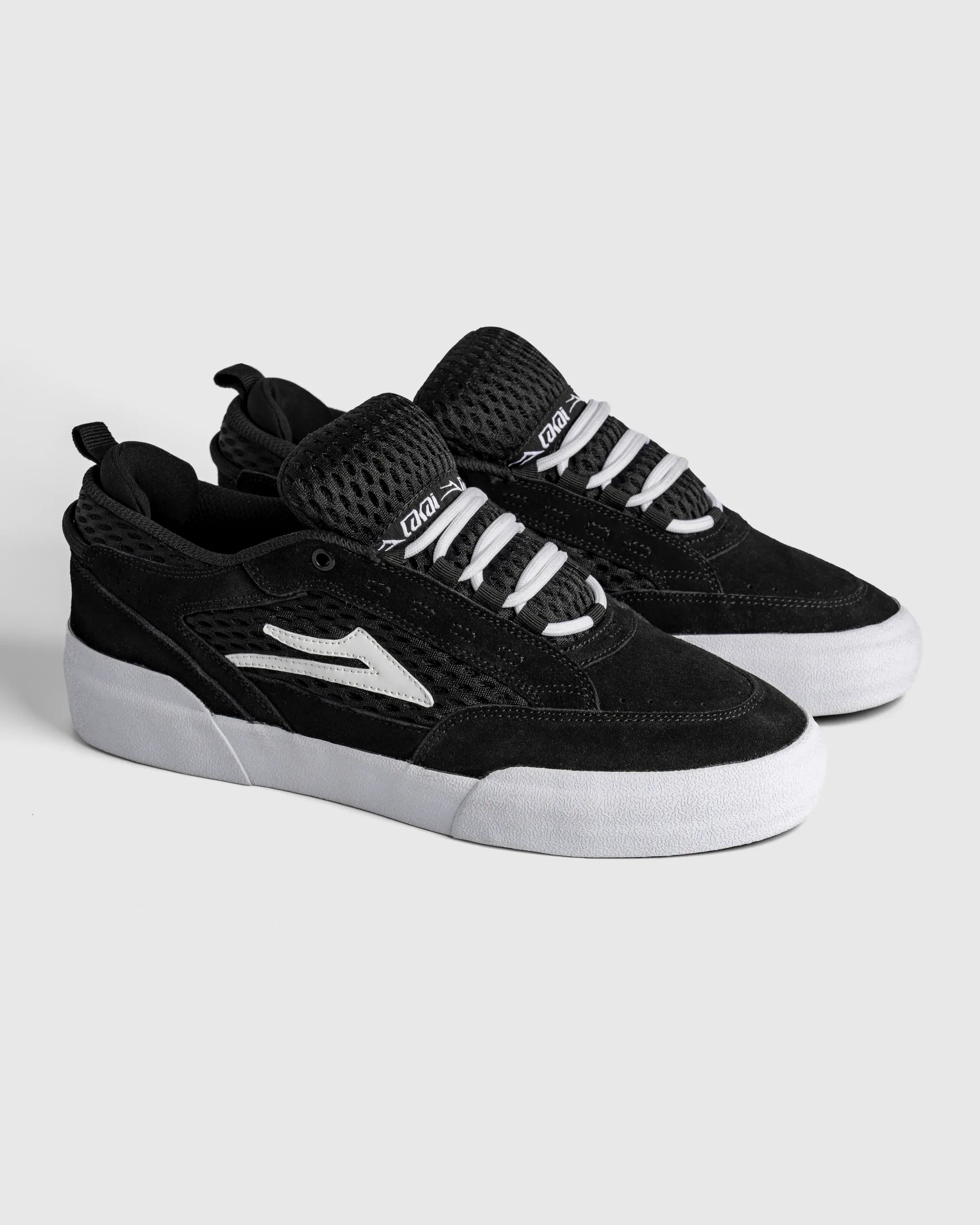 lakai-aran-skateschuh-black-suede-white-heritage-trifft-performance image 2