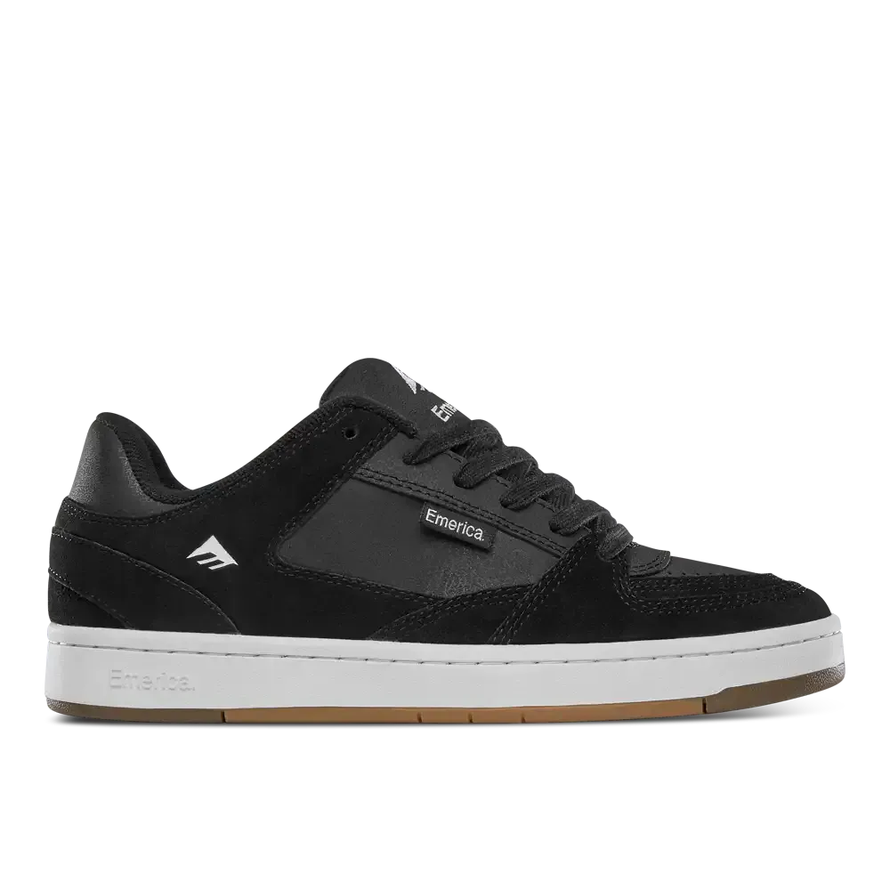 emerica-mute-skateschuh-black-white image 1