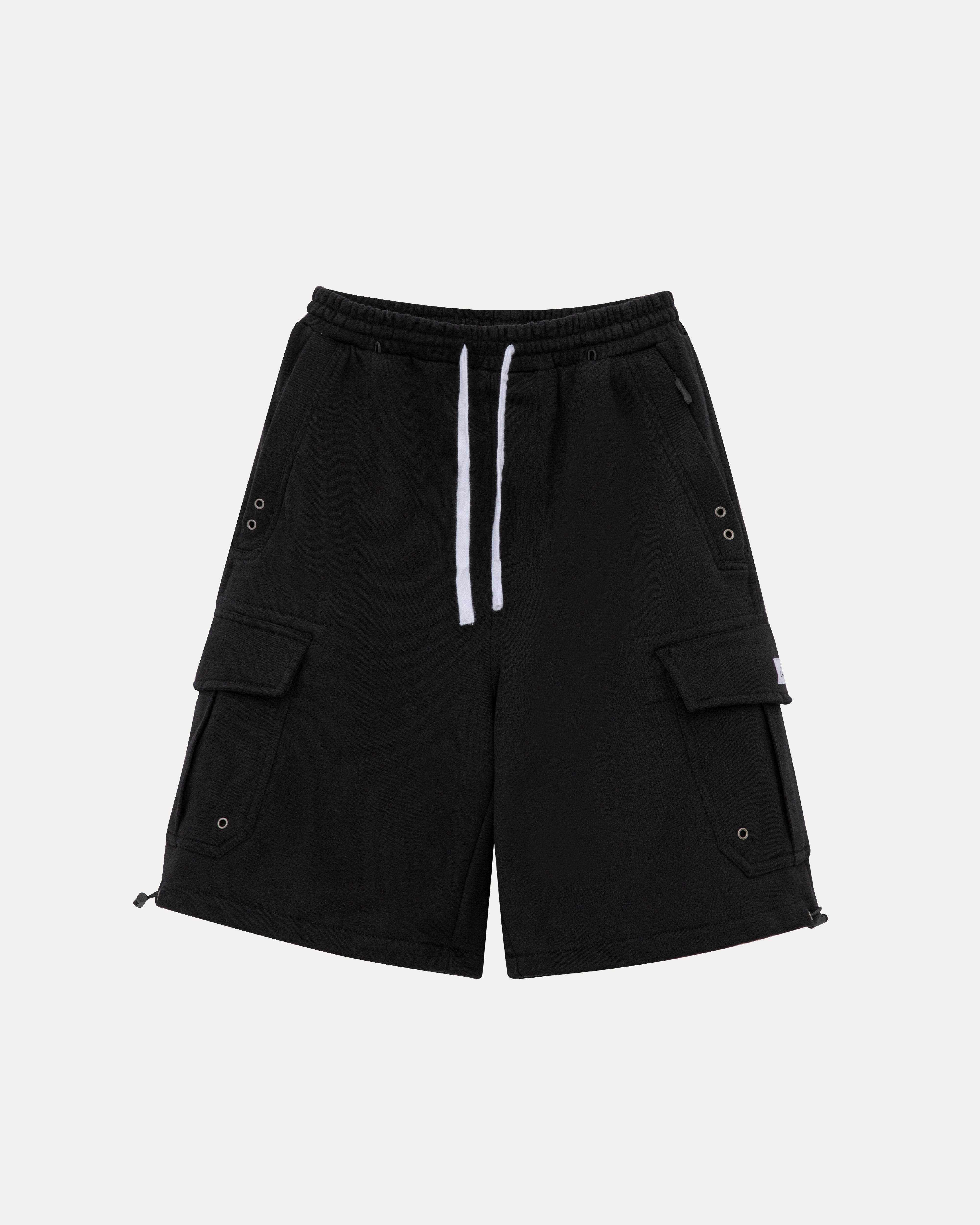 lakai-cargo-sweatshorts-black image 1